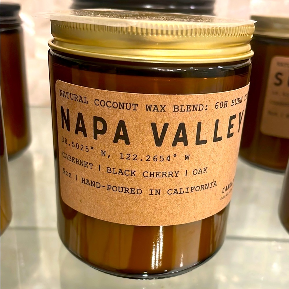 Napa Valley Scented Candle - Natural Coconut Eax Blend